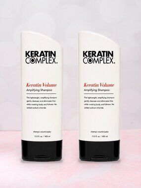 2x Keratin Volume Amplifying Shampoo Keratin Complex 13.5 fl oz / 400ml Duo